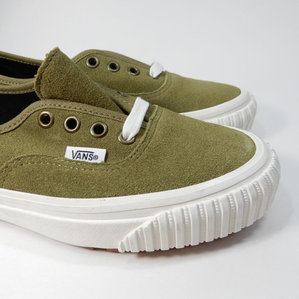 VANS Authentic 44 Lug DX Anaheim Shoes Skate Sneaker Size 6 Olive Green NEW - Picture 6 of 10